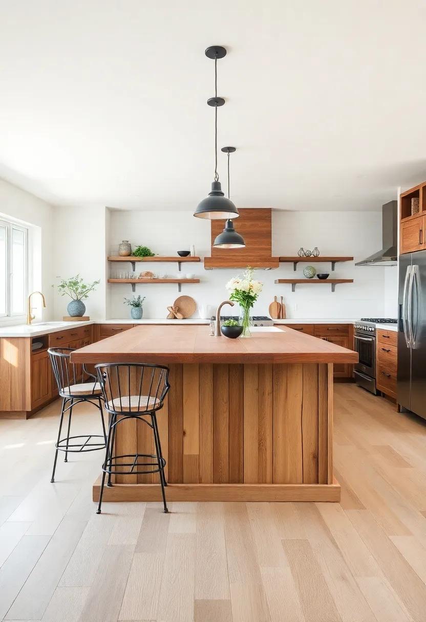 Designing an Open-Concept⁢ Kitchen with a Rustic Island