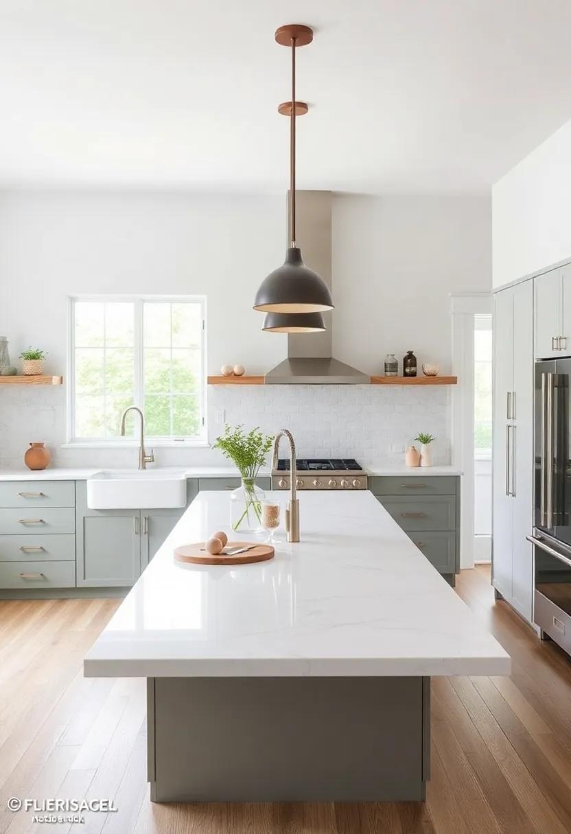 Crafting unique Focal Points with Statement Islands and countertops