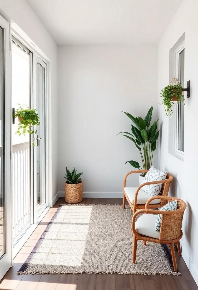 Utilizing Rugs to Define and Warm Up Your Balcony Space