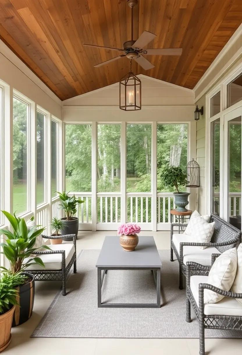 Essential ⁤Decor Items That‌ Make ⁢A Distinctive ⁣Statement In ​Your​ Screened Porch