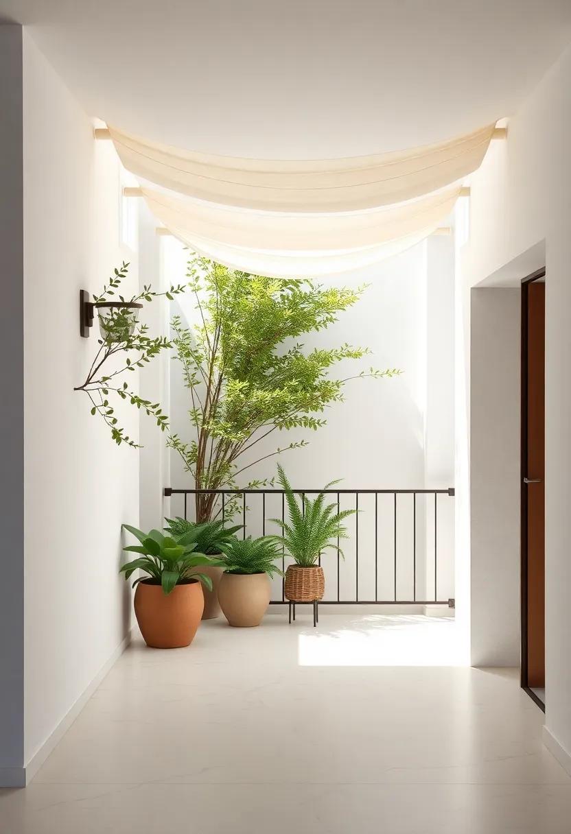 Crafting an Oasis ⁤of Calm with Soft Textures and Foliage