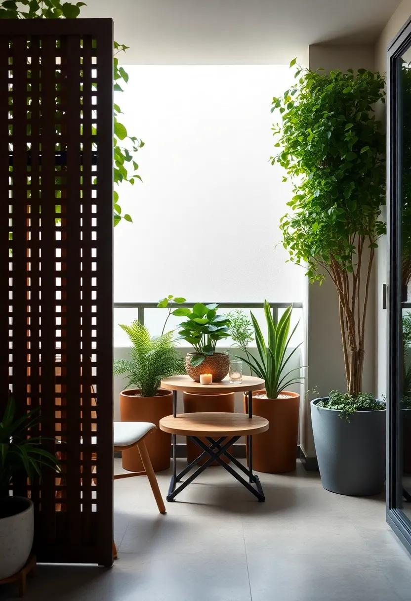 Creative Privacy ‌Solutions: Using ⁣Screens ⁢and Planters for Hidden Oasis appeal