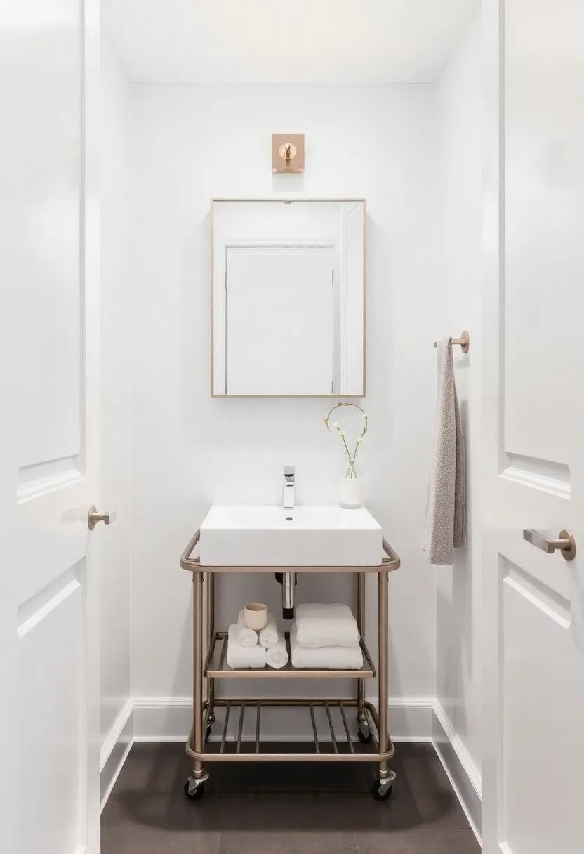 Rolling Carts: Versatile‍ Storage⁣ options ‍for Compact Bathrooms