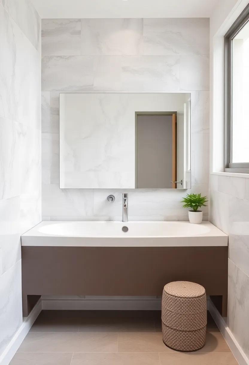 Combining Functionality and Style in⁤ Small Bathroom‍ Tile ⁢Selections