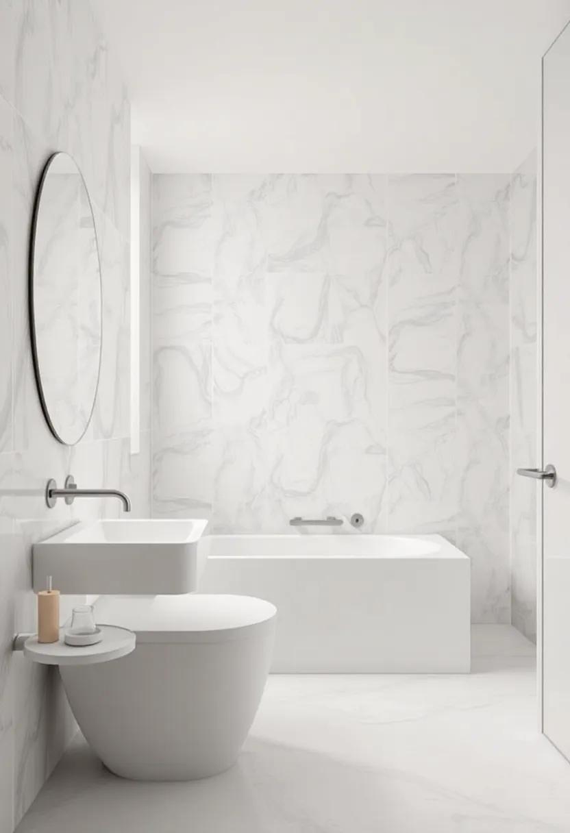 Considerations for Tile Thickness When Designing ⁤Small Bathrooms