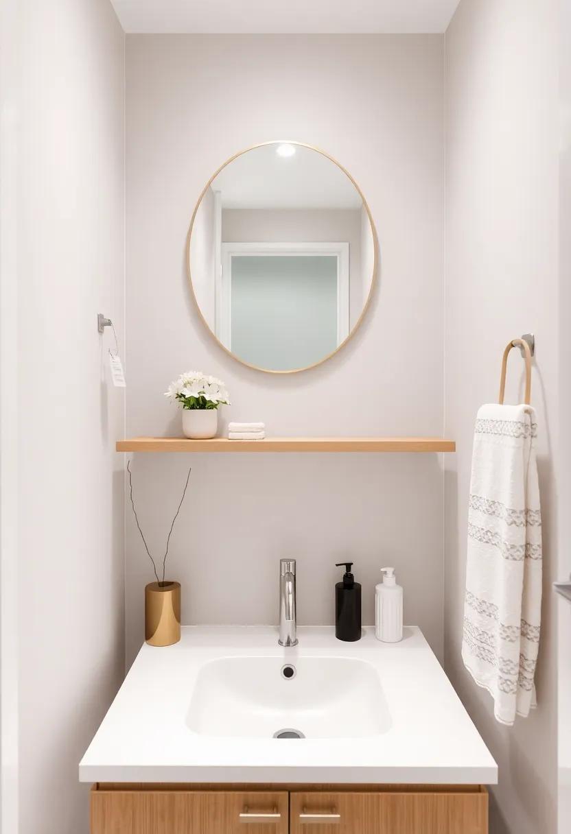 Creative‍ Storage Solutions⁢ Built Into ⁤Your Small Bathroom Vanity