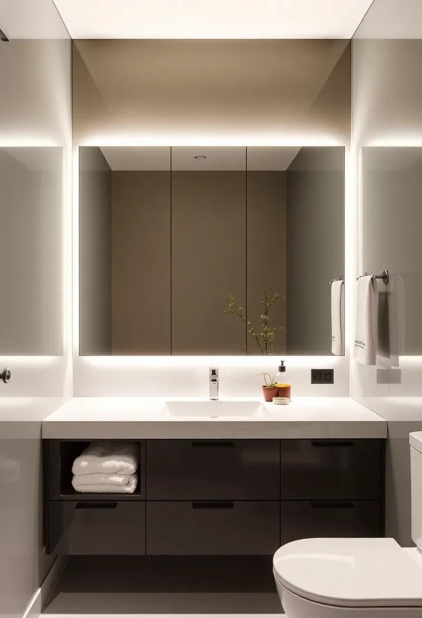 Mirrors That Create Depth‍ And Enhance Your Bathroom’s Charm