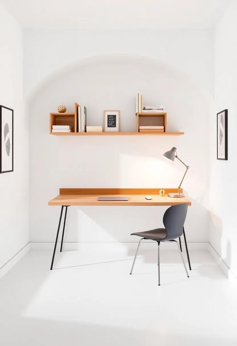 Unique Desk ‌Shapes and ‌Silhouettes to add Character to the Room
