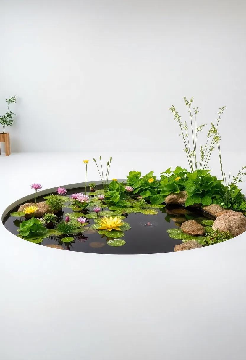 Incorporating Native Flora for a Natural Pond Ecosystem