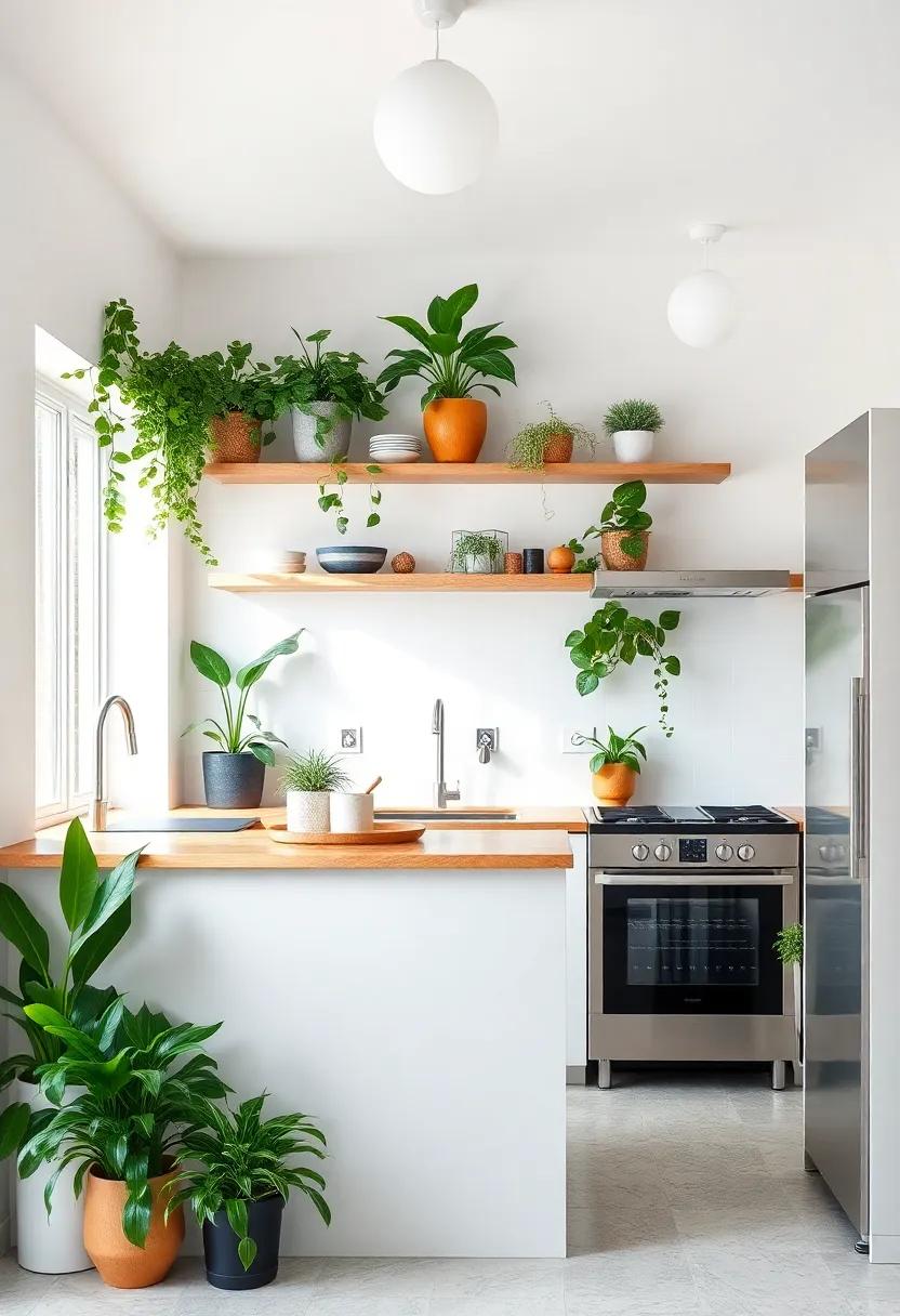 Integrating Nature: Houseplants that Thrive⁤ in Open⁤ Kitchen ‌Spaces