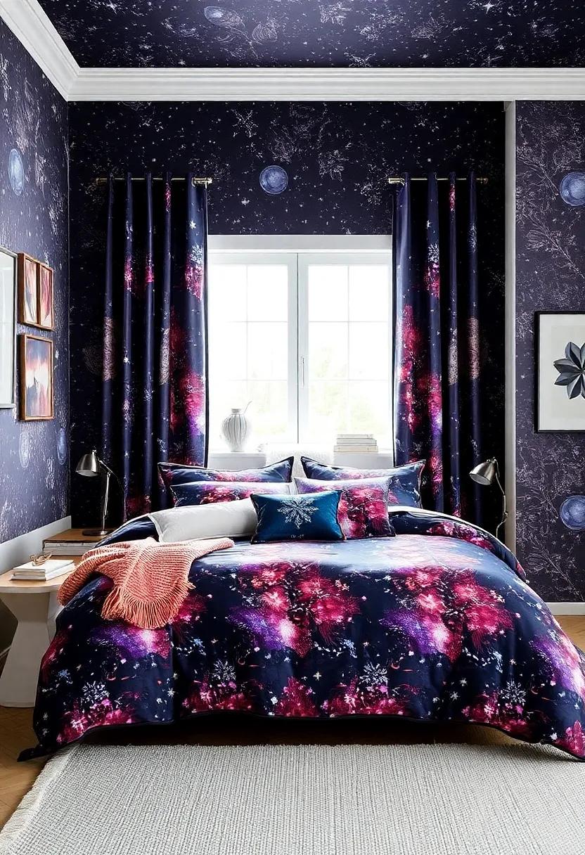 Textiles ⁤that Shine: Bedding and Curtains with⁣ Starry Designs