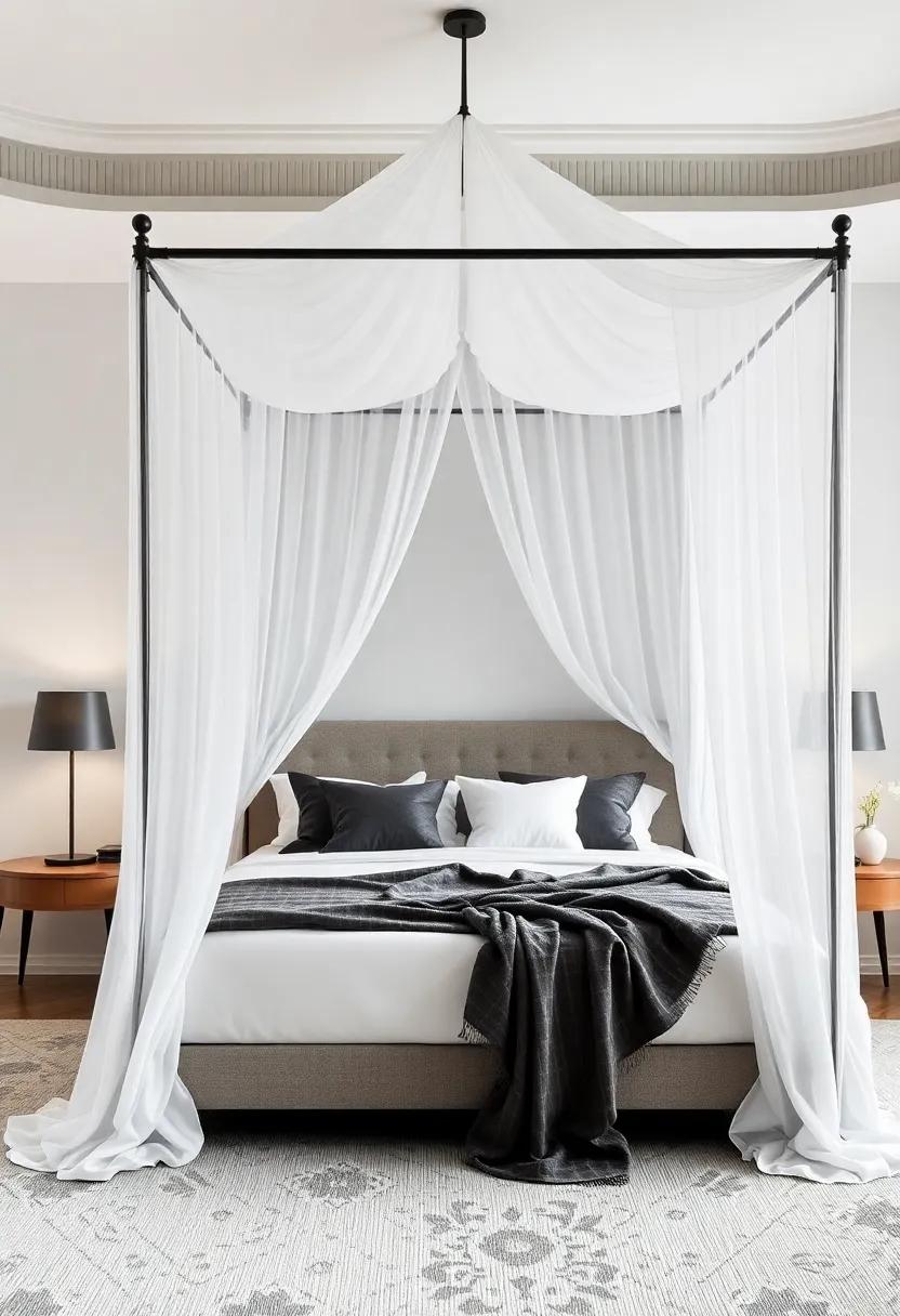 A Symphony of ⁤Fabrics: Choosing the ⁢Perfect Textiles ⁣for Your ⁣Canopy Bed