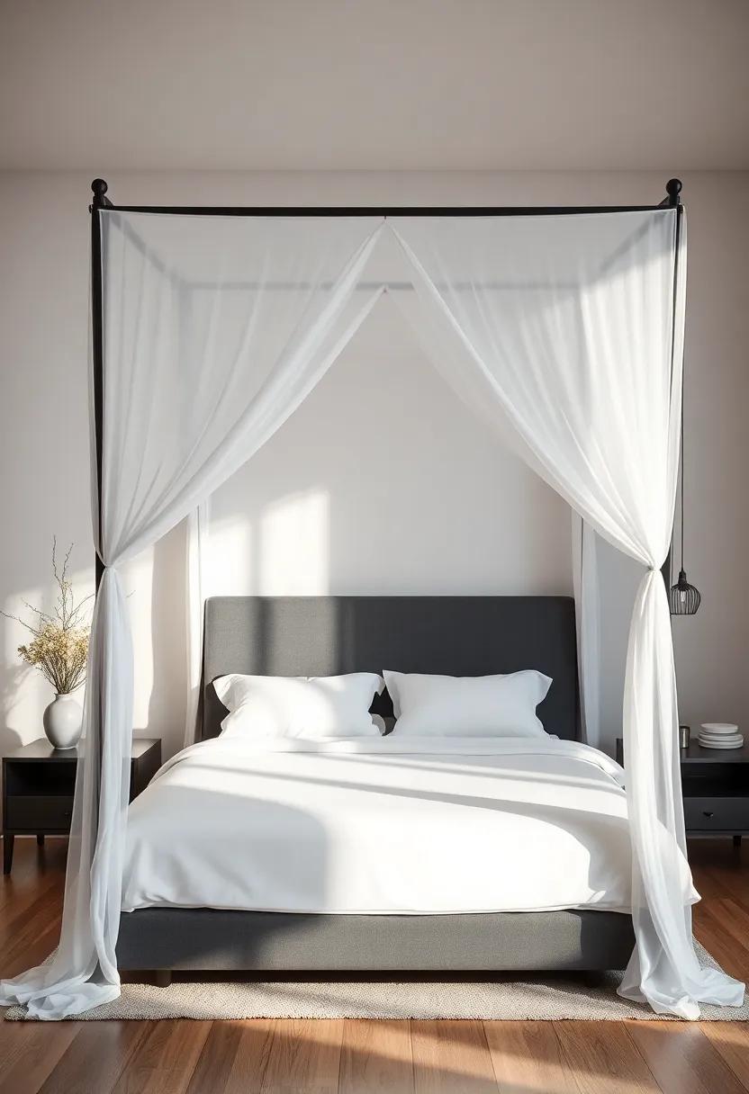 Creating Privacy:⁣ The Perfect Canopy Bed Arrangement ⁣for Intimacy