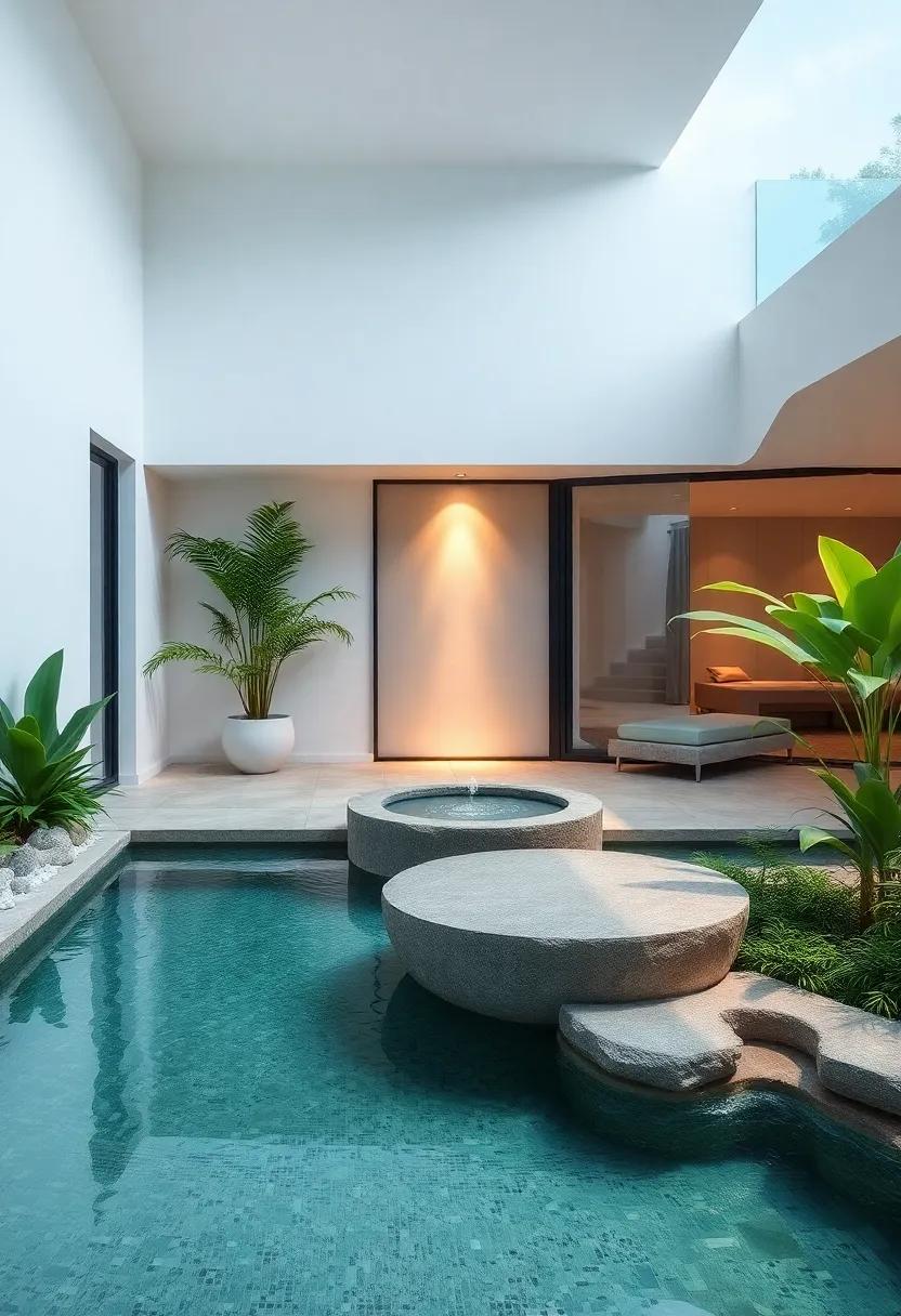 Merging ‍Indoor and Outdoor spaces with Indoor Water ⁢Elements