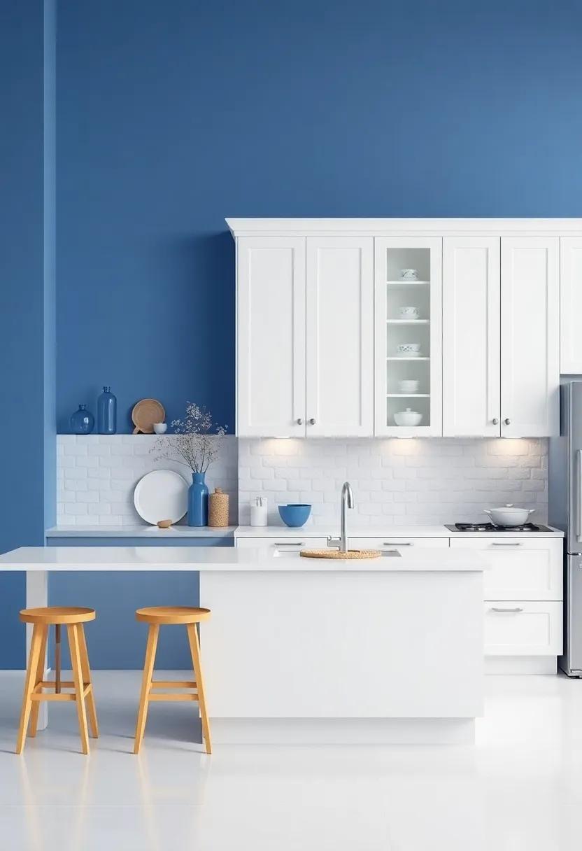 Creating Visual Interest with ​Decorative Accents in ‍Blue and White