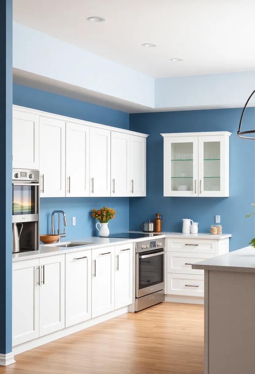 Crafting a ⁤Serene⁢ Culinary Oasis with the ⁣Blend of White and Blue
