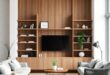 Embracing Simplicity: Scandinavian Living Rooms Featuring Minimalist Shelving Solutions