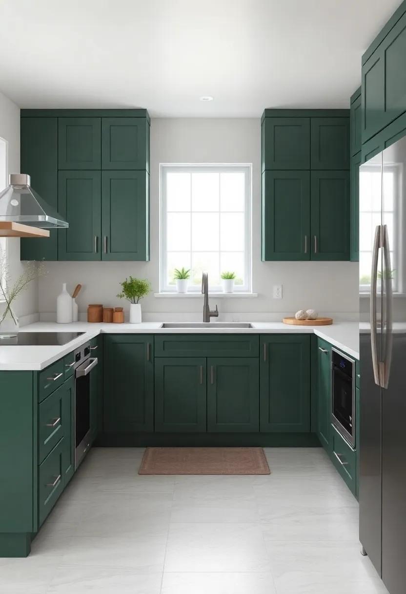 Transform Your Space: Embracing Forest Green Kitchen Cabinets for a Timeless Look