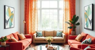 Embracing Bold Patterns: Reviving Mid-Century Living Rooms with Style and Flair