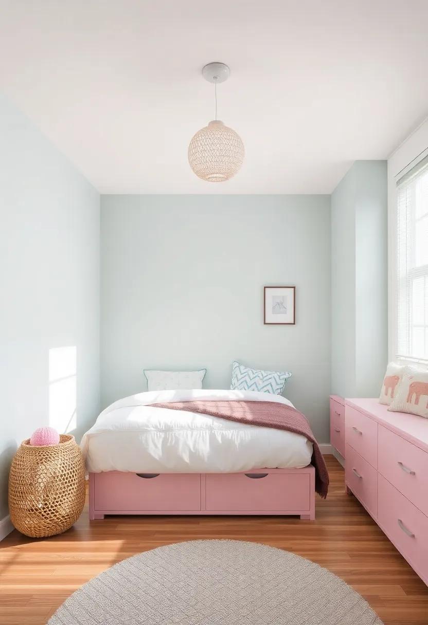 Maximize Space: Create a Stylish Girls Room with Under-Bed Storage Solutions