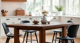 Embracing Coziness: The Allure of Modern Farmhouse Kitchen Tables in Today’s Homes