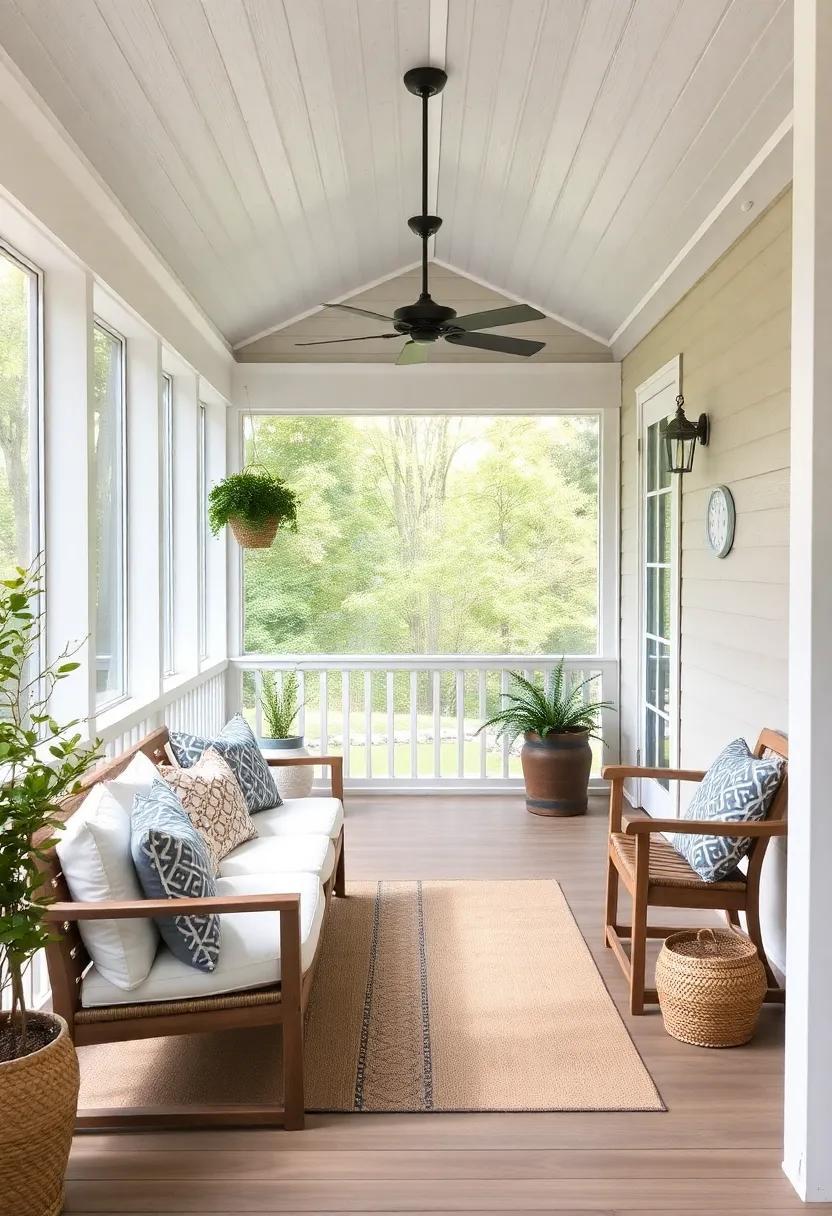 Embracing Nature: Designing the Perfect Farmhouse Screened Porch for Cozy Living