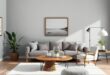 Chic Charcoal Gray Accents: Elevating Your Farmhouse Living Room Aesthetic