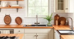 Crafting Comfort: The Timeless Appeal of Farmhouse Kitchens with Butcher Block Countertops