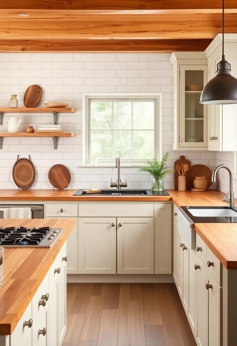 Crafting Comfort: The Timeless Appeal of Farmhouse Kitchens with Butcher Block Countertops