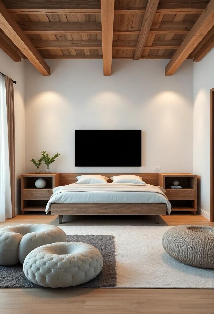Embrace Tranquility: Designing Rustic Bedroom TV Units for Cozy Retreats