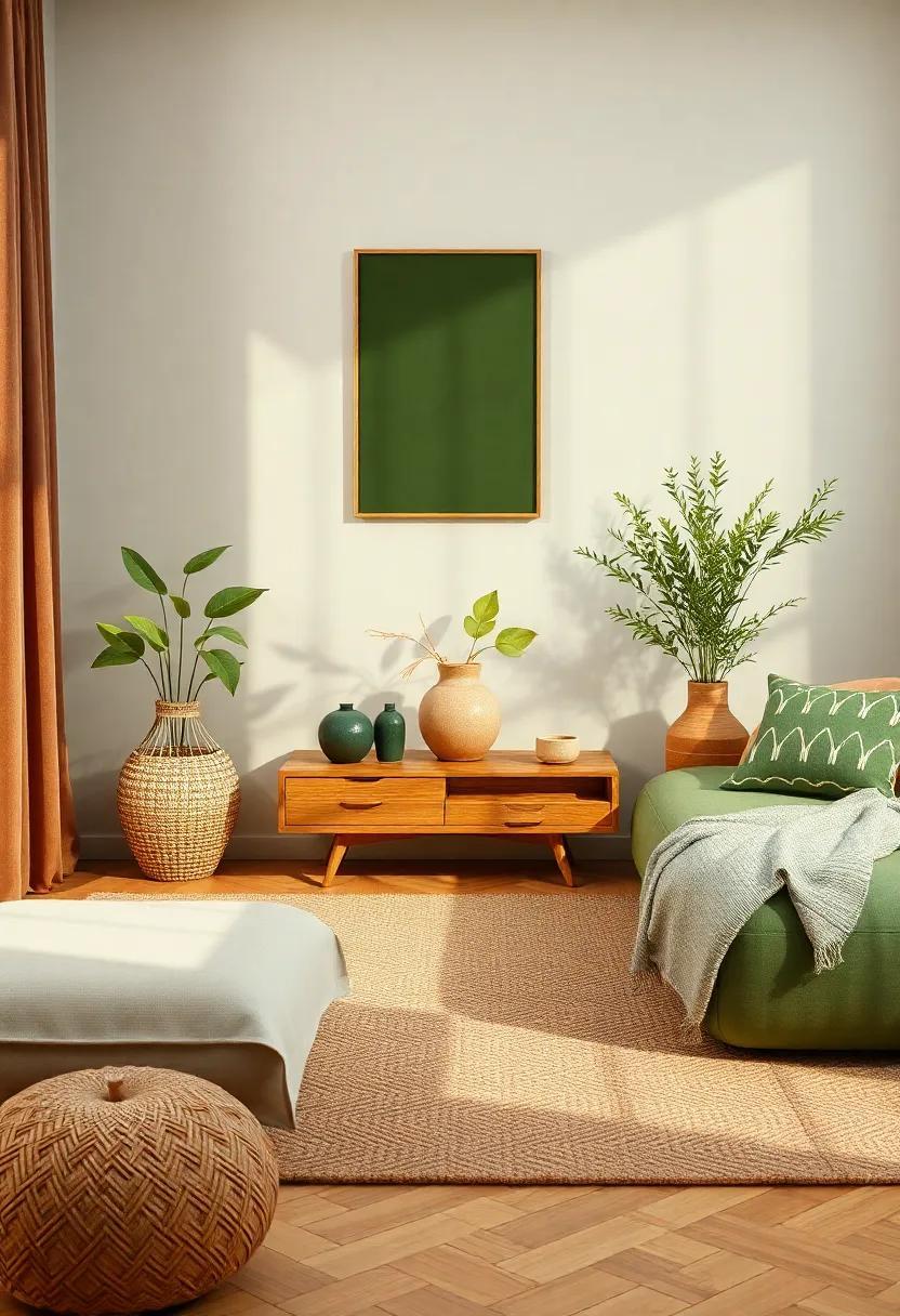 Embracing Nature: Transform Your Space with Olive Green and Brown Earthy Decor