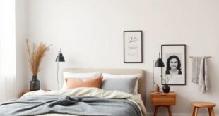 Embracing Contrast: Designing an Eclectic Bedroom with Scandinavian Elegance