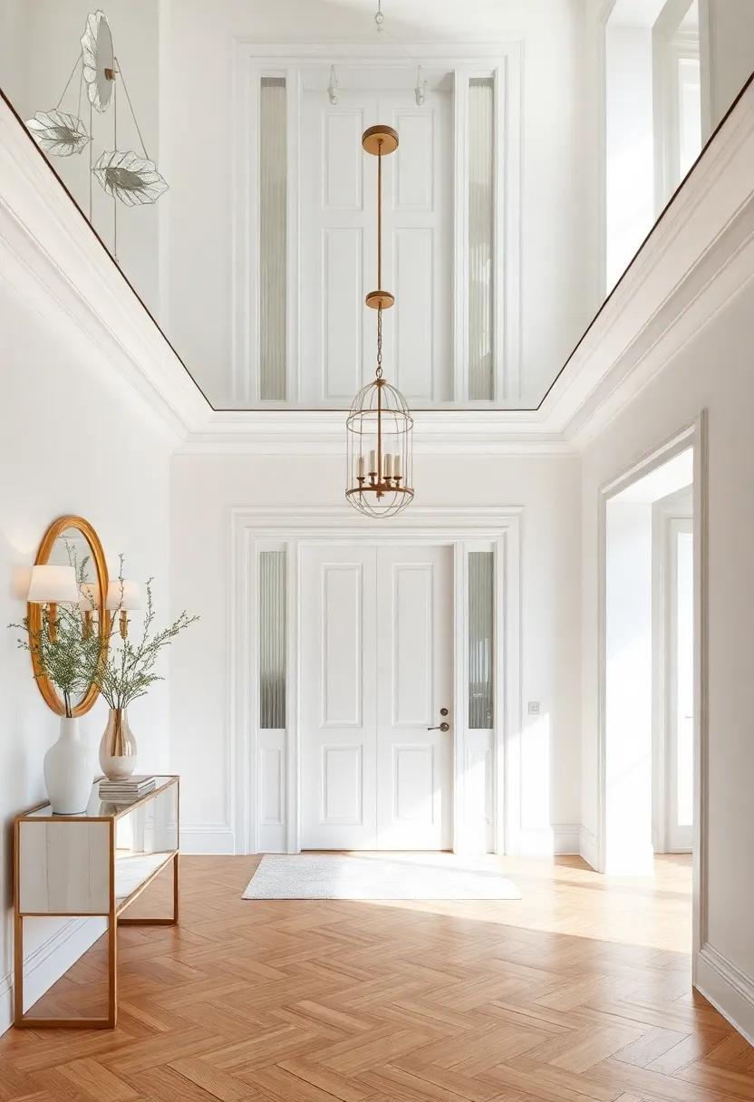 29 Chic Entryway Designs Featuring Stunning Mirrored Ceilings to Inspire Your Space