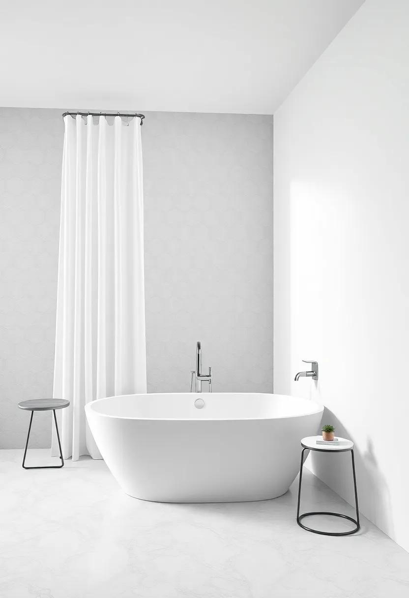 25 Inspiring Ideas for Stylish Bathrooms with Bathtubs and Shower Curtains