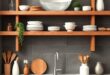 27 Charming Rustic Kitchen Shelves to Inspire Your Home’s Warmth and Character