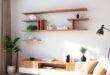 25 Stylish Ideas for Minimalist Wall Shelves in Your Small Living Room