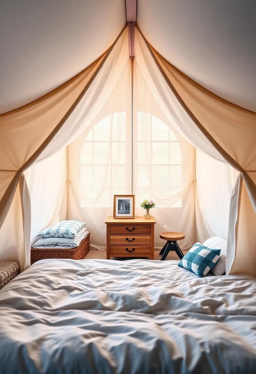 Designing a Cozy Escape with ⁣Tent-Style Bedding​ Features
