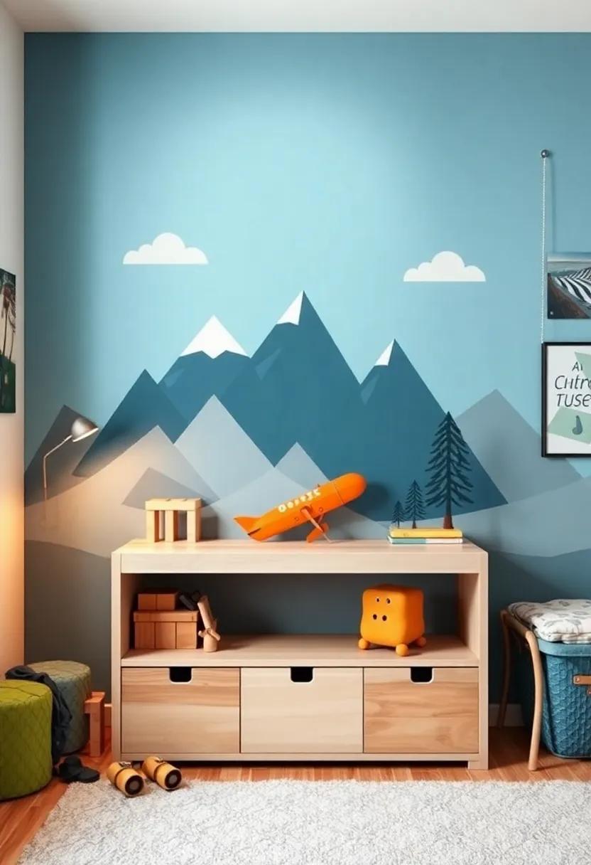 Incorporating ​Adventure Elements with Creative Wall Art