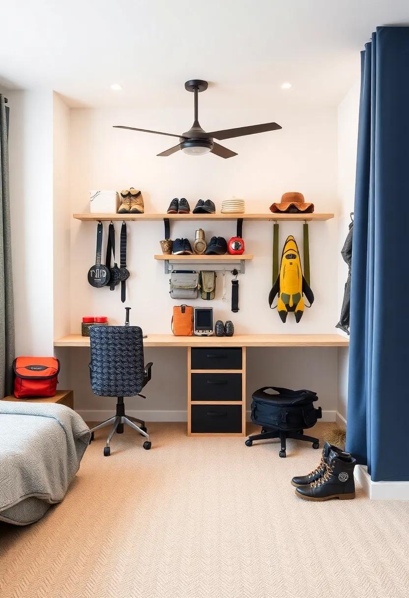 Integrating Storage Solutions That Mimic Outdoor Gear