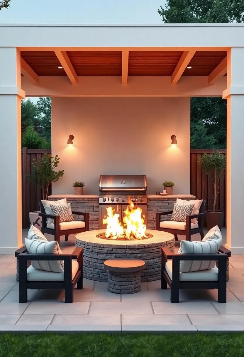 Charming Fire Pit Ideas for Post-BBQ Relaxation