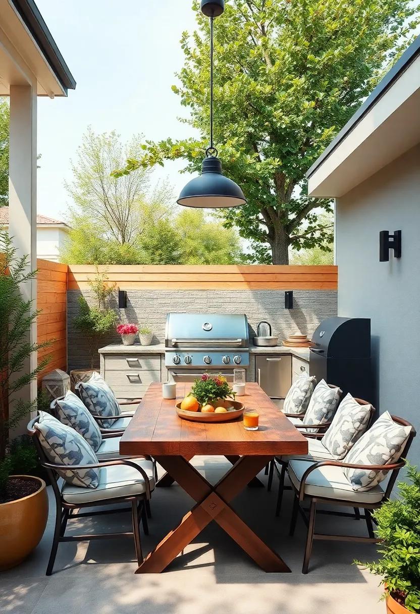 Creating a Cozy dining Area Adjacent ⁣to Your‍ Backyard BBQ Setup