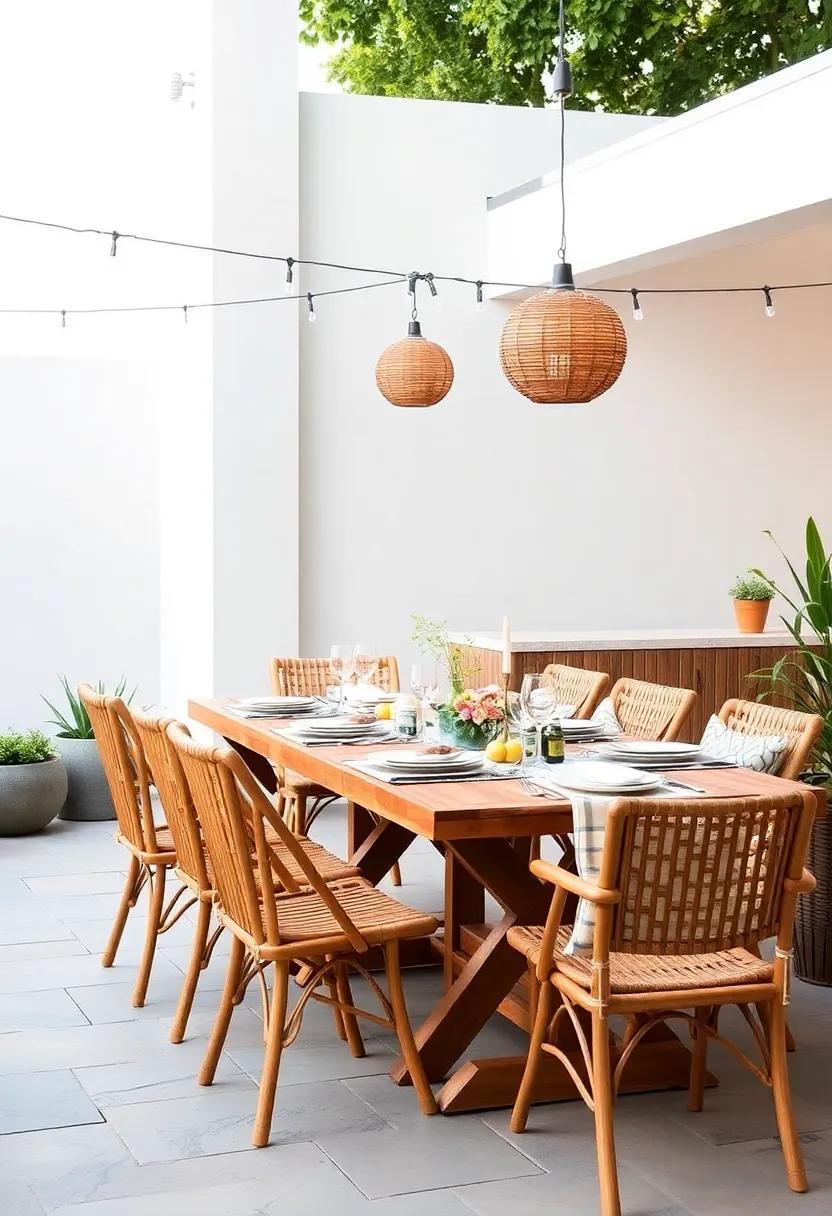 Unique ​Table Settings That​ Bring Charm to Your Outdoor Feasts