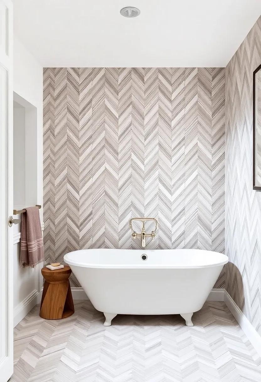 Embracing Patterns:⁣ Herringbone Shiplap ‌Designs for a Unique Visual‌ Appeal