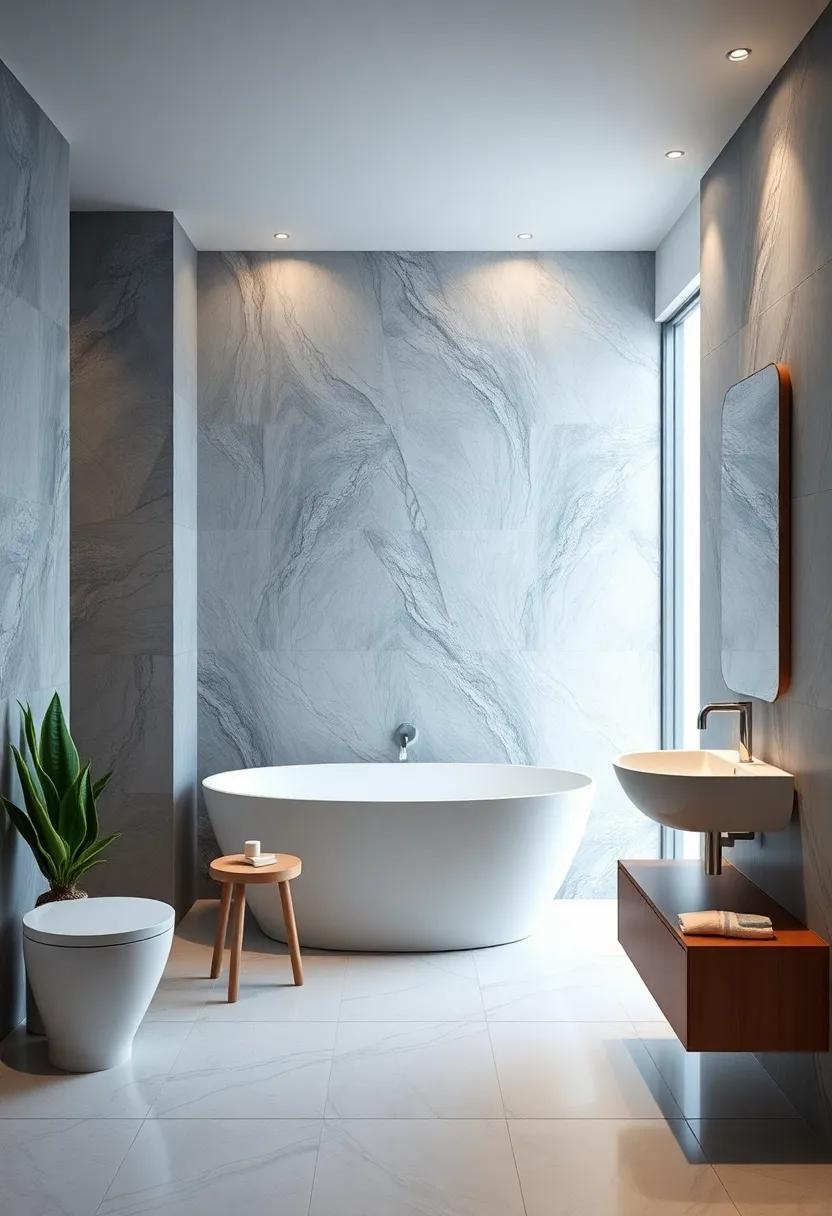 Artistic Murals: ⁤Making⁢ Wall Panels a Canvas for Your Unique Bathroom Story