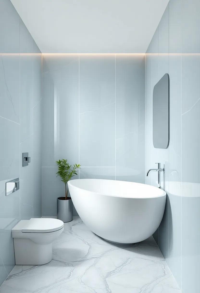Chic acrylic Panels: Discovering the Futuristic Edge in Bathroom Décor