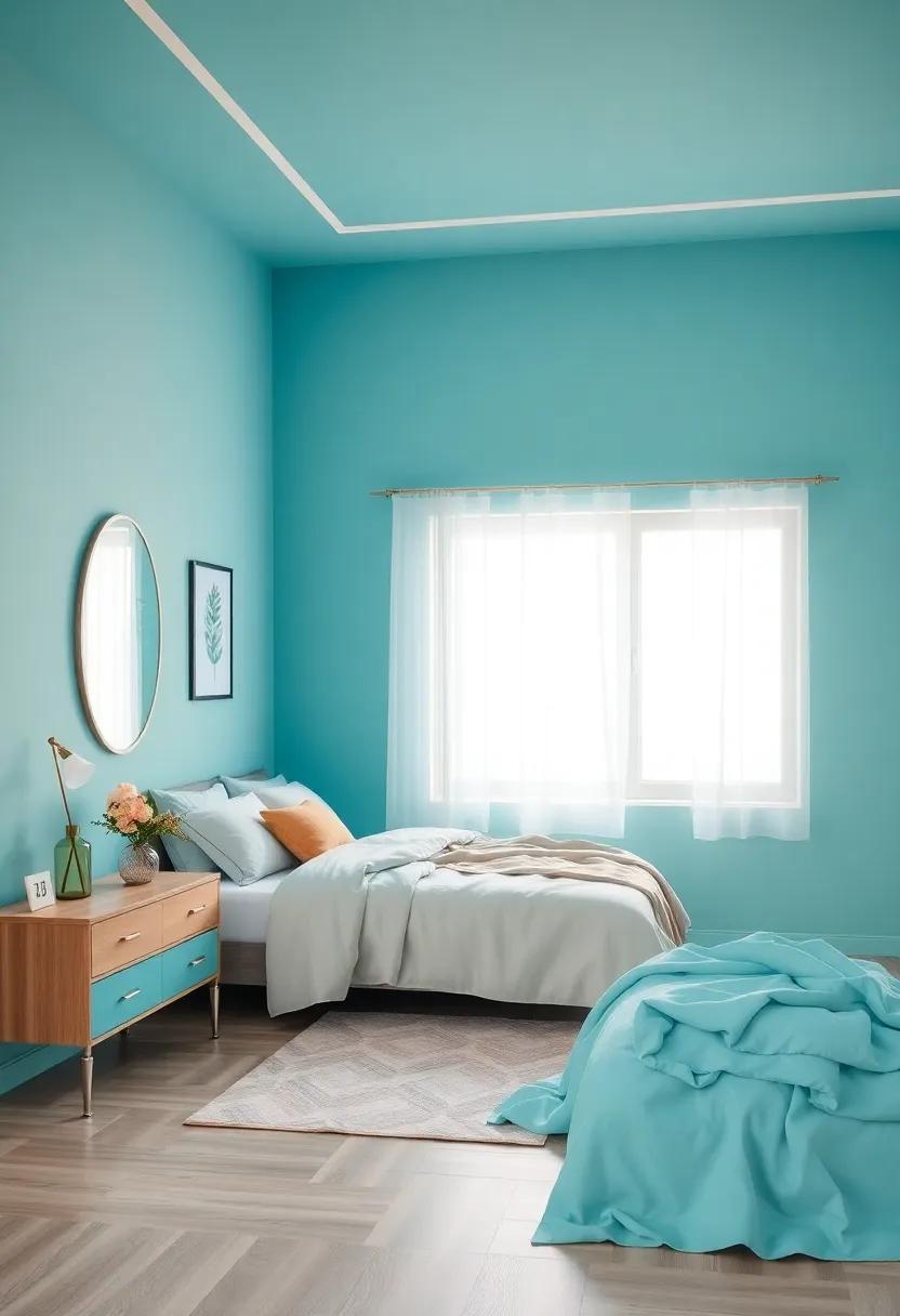 create‌ an Enchanting Space⁢ With Turquoise and Mystical moonlight Hues