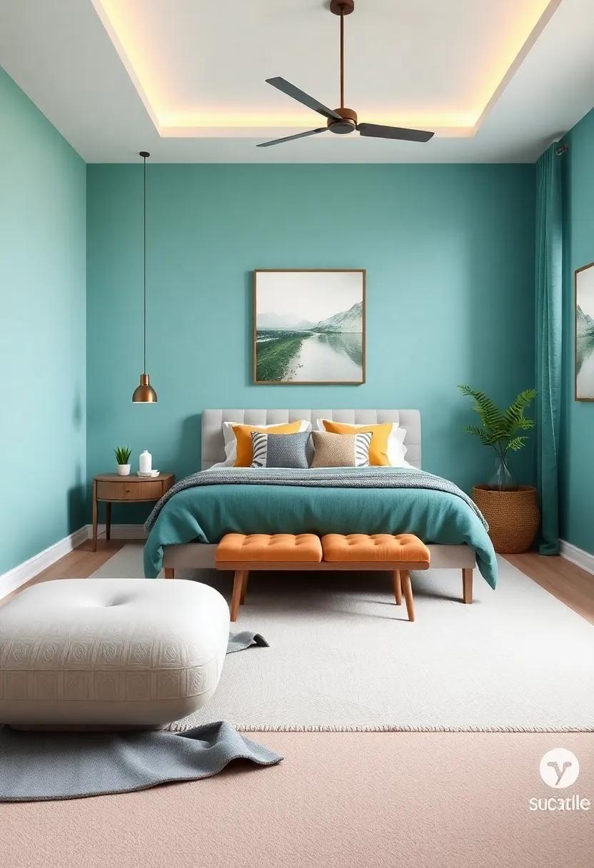 Explore the Allure ‌of ⁢Turquoise Combined With warm golden Undertones