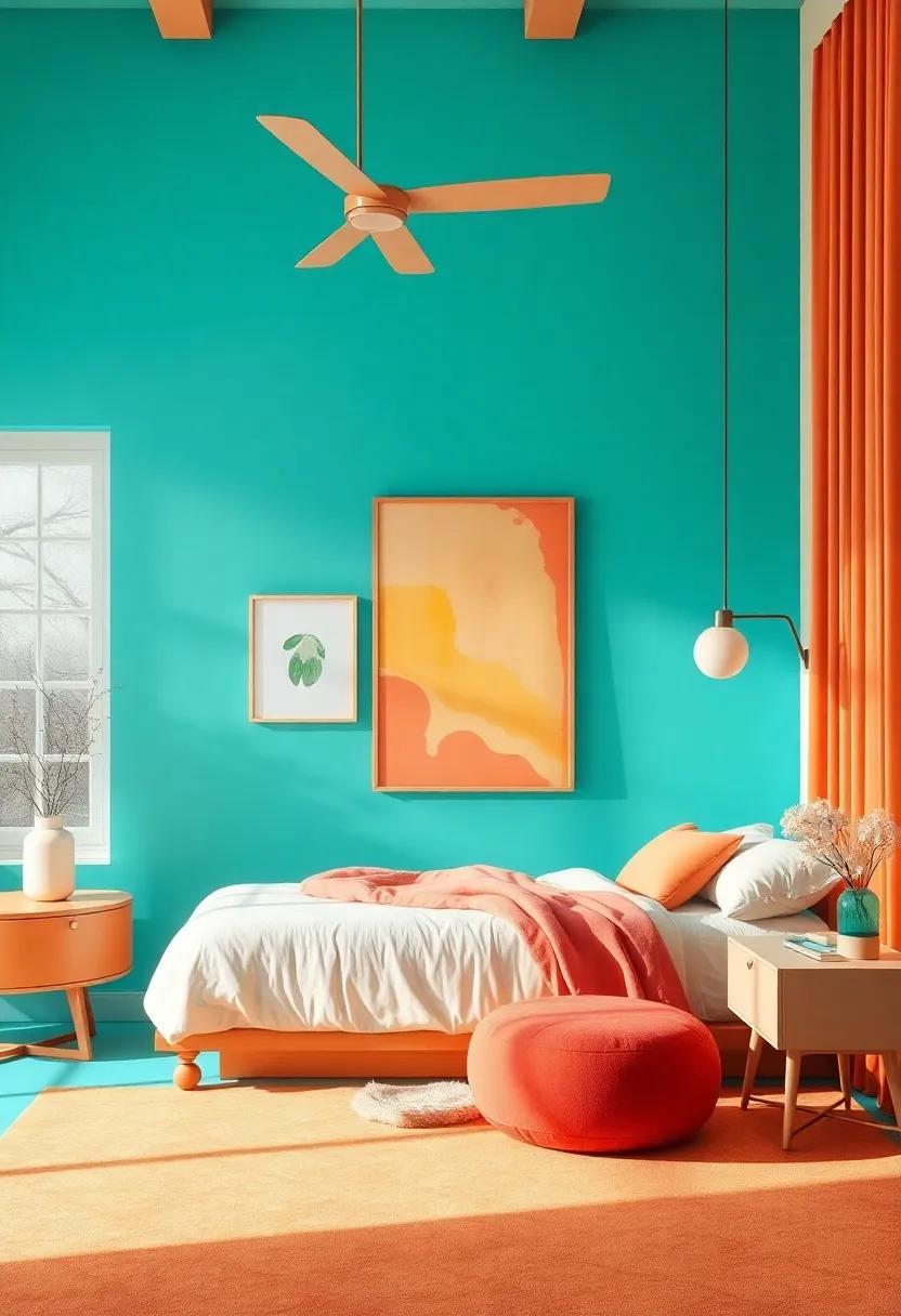 Showcase Artistic Flair With ⁤Turquoise ​and ⁣Bold‌ Primary⁤ Colors