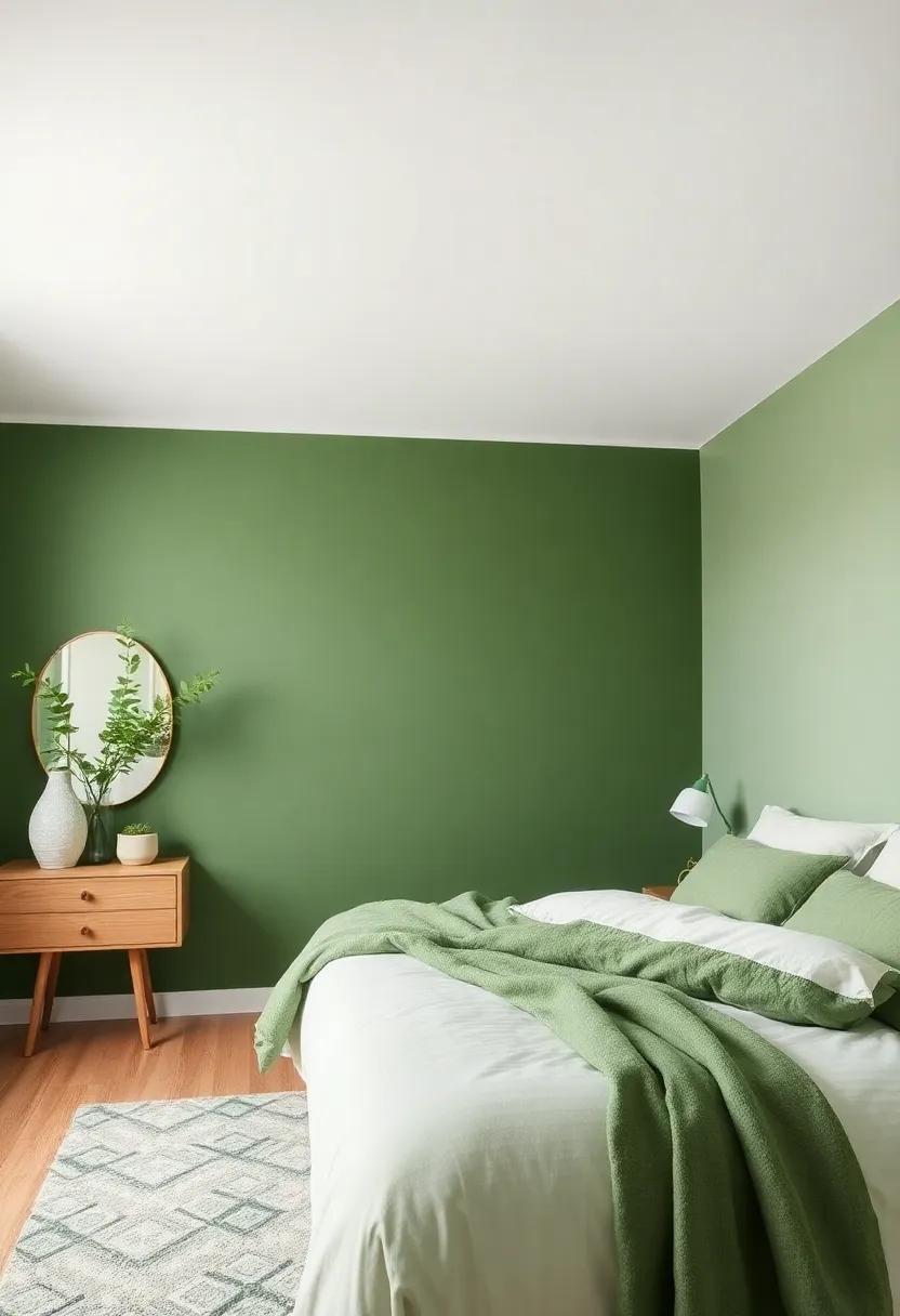Elevating ‍Your ⁤Bedroom ‍with ⁢Subtle‍ Moss Green for Natural Calmness