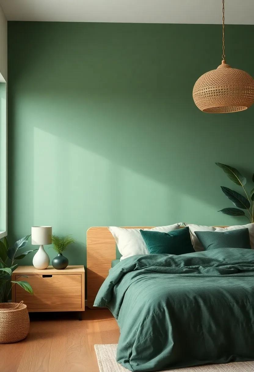 Crafting a Cozy Ambiance with ⁢Dark Forest Green Elements
